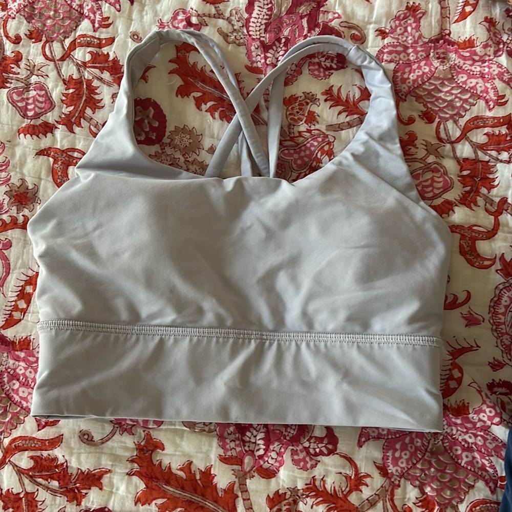Lululemon lavender dew energy bra longline